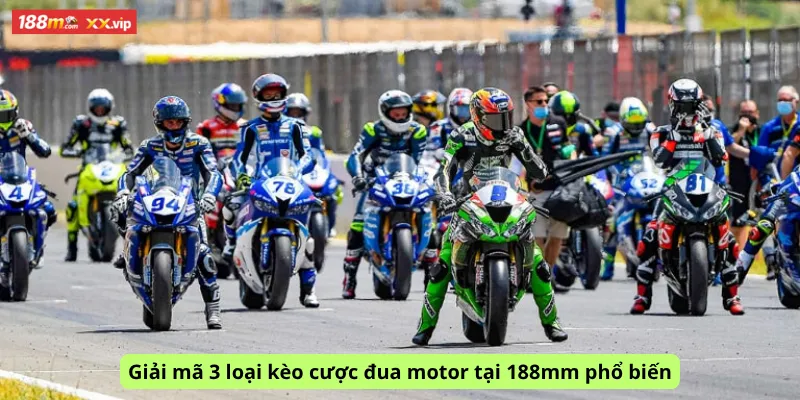 Giải mã 3 loại kèo cược đua motor tại 188mm phổ biến