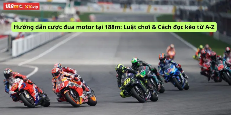 Hướng dẫn cược đua motor tại 188m: Luật chơi & Cách đọc kèo từ A-Z